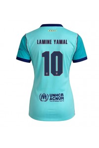 Barcelona Lamine Yamal #10 Jalkapallovaatteet Naisten Kolmaspaita 2026-27 Lyhythihainen